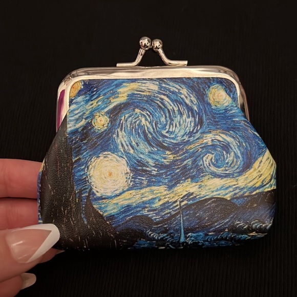 “The Starry Night” Vincent van Gogh Coin Purse - Picture 3 of 6